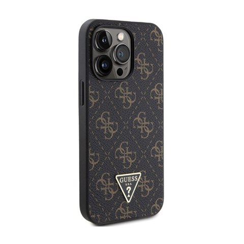 Guess 4G Triangle Metal Logo - Etui iPhone 13 Pro Max (czarny) Guess Guess 4G Triangle Metal Logo - Etui iPhone 13 Pro Max (czarny) Guess