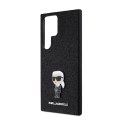 Karl Lagerfeld Fixed Glitter Ikonik Logo Metal Pin - Etui Samsung Galaxy S24 Ultra (czarny) Karl Lagerfeld