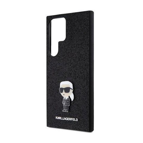 Karl Lagerfeld Fixed Glitter Ikonik Logo Metal Pin - Etui Samsung Galaxy S24 Ultra (czarny) Karl Lagerfeld Karl Lagerfeld Fixed Glitter Ikonik Logo Metal Pin - Etui Samsung Galaxy S24 Ultra (czarny) Karl Lagerfeld