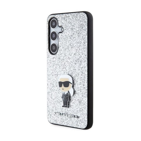 Karl Lagerfeld Fixed Glitter Ikonik Logo Metal Pin - Etui Samsung Galaxy S24 (srebrny) Karl Lagerfeld Karl Lagerfeld Fixed Glitter Ikonik Logo Metal Pin - Etui Samsung Galaxy S24 (srebrny) Karl Lagerfeld