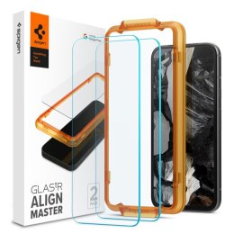 Spigen Alm Glas.TR 2-Pack - Szkło hartowane do Google Pixel 8A (2 szt.) (Przezroczysty) Spigen