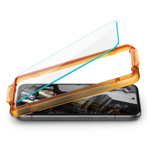 Spigen Alm Glas.TR 2-Pack - Szkło hartowane do Google Pixel 8A (2 szt.) (Przezroczysty) Spigen Spigen Alm Glas.TR 2-Pack - Szkło hartowane do Google Pixel 8A (2 szt.) (Przezroczysty) Spigen