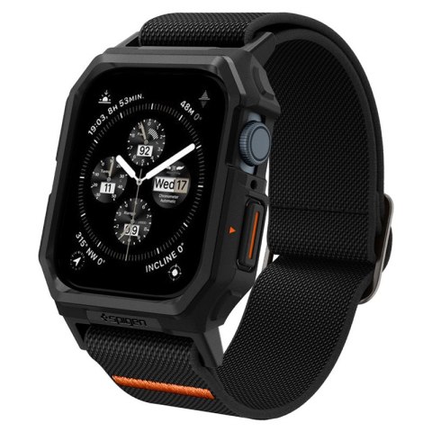 Spigen Lite Fit "Pro" - Etui z paskiem do Apple Watch 4/5/6/7/8/9/SE 44/45 mm (Matte Black) Spigen Spigen Lite Fit "Pro" - Etui z paskiem do Apple Watch 4/5/6/7/8/9/SE 44/45 mm (Matte Black) Spigen