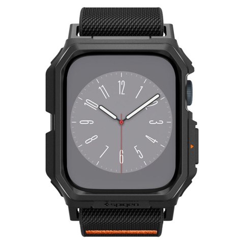 Spigen Lite Fit "Pro" - Etui z paskiem do Apple Watch 4/5/6/7/8/9/SE 44/45 mm (Matte Black) Spigen Spigen Lite Fit "Pro" - Etui z paskiem do Apple Watch 4/5/6/7/8/9/SE 44/45 mm (Matte Black) Spigen