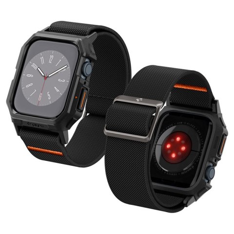 Spigen Lite Fit "Pro" - Etui z paskiem do Apple Watch 4/5/6/7/8/9/SE 44/45 mm (Matte Black) Spigen Spigen Lite Fit "Pro" - Etui z paskiem do Apple Watch 4/5/6/7/8/9/SE 44/45 mm (Matte Black) Spigen