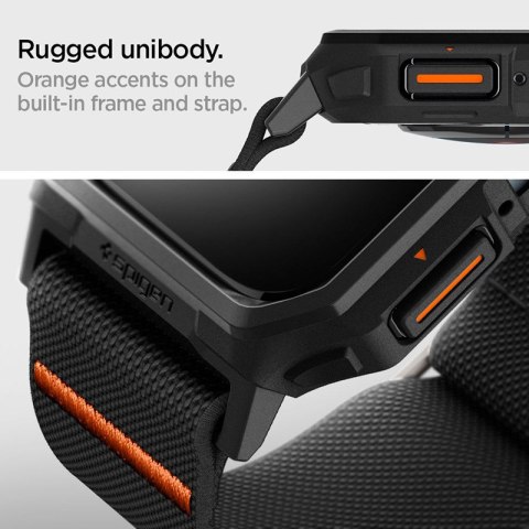 Spigen Lite Fit "Pro" - Etui z paskiem do Apple Watch 4/5/6/7/8/9/SE 44/45 mm (Matte Black) Spigen Spigen Lite Fit "Pro" - Etui z paskiem do Apple Watch 4/5/6/7/8/9/SE 44/45 mm (Matte Black) Spigen