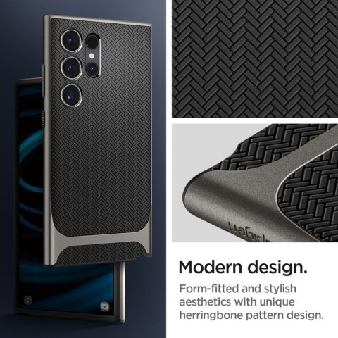 Spigen Neo Hybrid - Etui do Samsung Galaxy S24 Ultra (Gunmetal) Spigen Spigen Neo Hybrid - Etui do Samsung Galaxy S24 Ultra (Gunmetal) Spigen