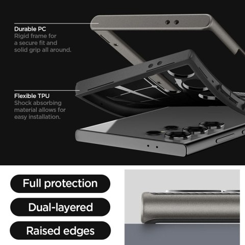 Spigen Neo Hybrid - Etui do Samsung Galaxy S24 Ultra (Gunmetal) Spigen Spigen Neo Hybrid - Etui do Samsung Galaxy S24 Ultra (Gunmetal) Spigen