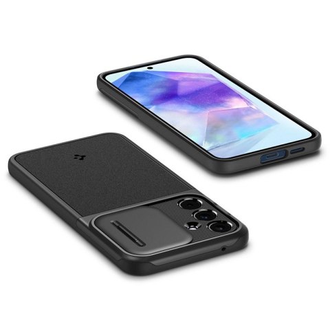 Spigen Optik Armor - Etui do Samsung Galaxy A55 5G (Czarny) Spigen Spigen Optik Armor - Etui do Samsung Galaxy A55 5G (Czarny) Spigen