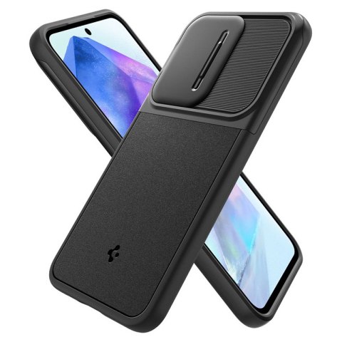 Spigen Optik Armor - Etui do Samsung Galaxy A55 5G (Czarny) Spigen Spigen Optik Armor - Etui do Samsung Galaxy A55 5G (Czarny) Spigen