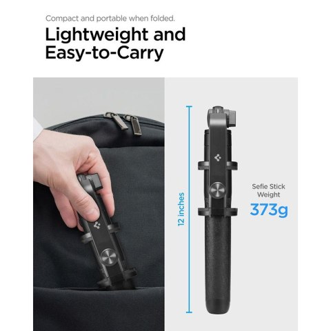 Spigen S560W Bluetooth Selfie Stick Tripod - Statyw na smartfon / uchwyt selfie stick (Czarny) Spigen Spigen S560W Bluetooth Selfie Stick Tripod - Statyw na smartfon / uchwyt selfie stick (Czarny) Spigen
