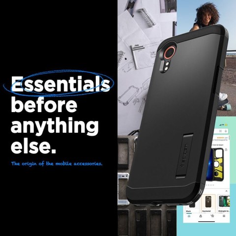 Spigen Tough Armor - Etui do Samsung Galaxy XCover 7 (Czarny) Spigen Spigen Tough Armor - Etui do Samsung Galaxy XCover 7 (Czarny) Spigen