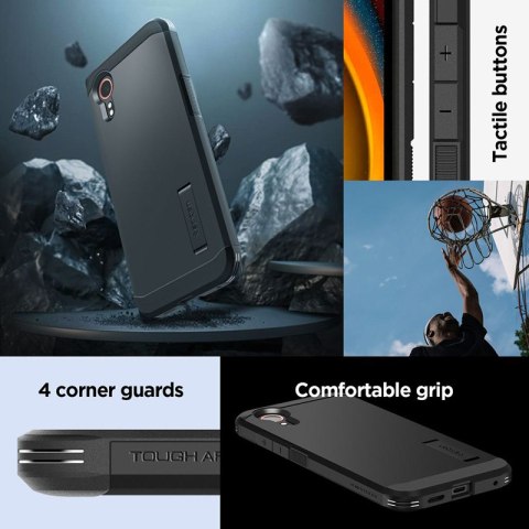 Spigen Tough Armor - Etui do Samsung Galaxy XCover 7 (Czarny) Spigen Spigen Tough Armor - Etui do Samsung Galaxy XCover 7 (Czarny) Spigen
