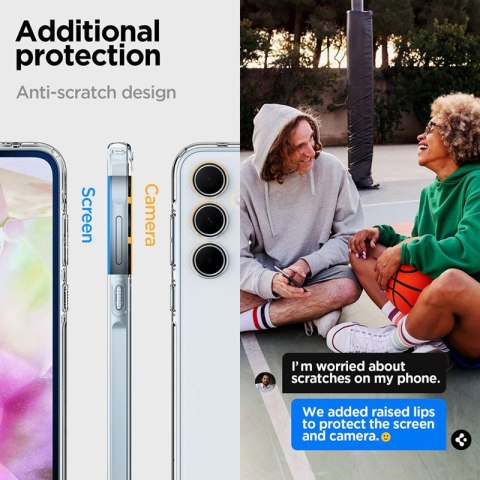 Spigen Ultra Hybrid - Etui do Samsung Galaxy A35 5G (Przezroczysty) Spigen Spigen Ultra Hybrid - Etui do Samsung Galaxy A35 5G (Przezroczysty) Spigen
