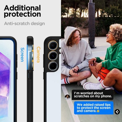 Spigen Ultra Hybrid - Etui do Samsung Galaxy A55 5G (Matte Black) Spigen Spigen Ultra Hybrid - Etui do Samsung Galaxy A55 5G (Matte Black) Spigen