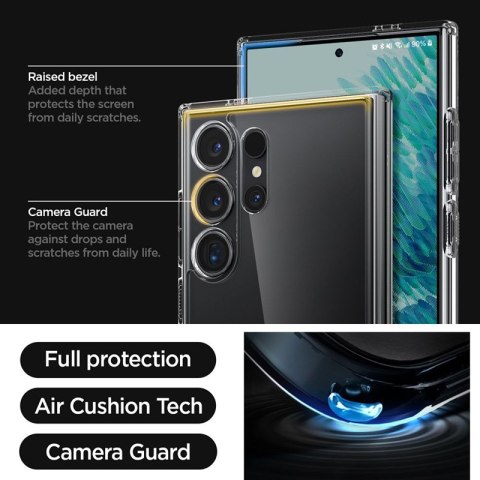 Spigen Ultra Hybrid - Etui do Samsung Galaxy S24 Ultra (Przezroczysty) Spigen Spigen Ultra Hybrid - Etui do Samsung Galaxy S24 Ultra (Przezroczysty) Spigen