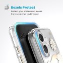 Speck Presidio Lux ClickLock & MagSafe - Etui iPhone 16 (Sunshine Daisies / Clear / Gold) Speck