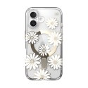 Speck Presidio Lux ClickLock & MagSafe - Etui iPhone 16 (Sunshine Daisies / Clear / Gold) Speck