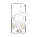 Speck Presidio Lux ClickLock & MagSafe - Etui iPhone 16 (Sunshine Daisies / Clear / Gold) Speck