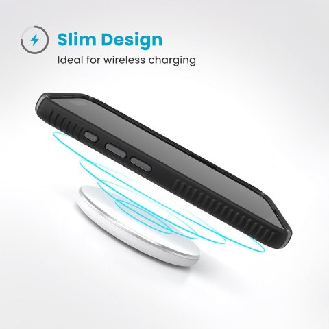 Speck Presidio2 Grip - Etui iPhone 16 (Black / Slate Grey / White) Speck Speck Presidio2 Grip - Etui iPhone 16 (Black / Slate Grey / White) Speck