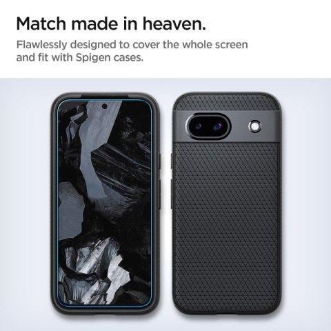 Spigen Alm Glas.TR 2-Pack - Szkło hartowane do Google Pixel 8A (2 szt.) (Przezroczysty) Spigen Spigen Alm Glas.TR 2-Pack - Szkło hartowane do Google Pixel 8A (2 szt.) (Przezroczysty) Spigen