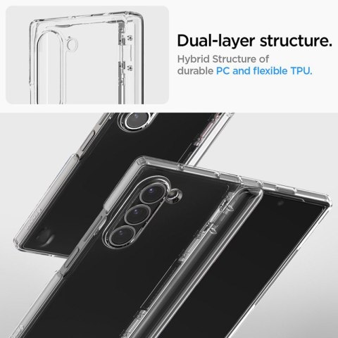 Spigen Ultra Hybrid Pro - Etui do Samsung Galaxy Z Fold 6 (Crystal Clear) Spigen Spigen Ultra Hybrid Pro - Etui do Samsung Galaxy Z Fold 6 (Crystal Clear) Spigen