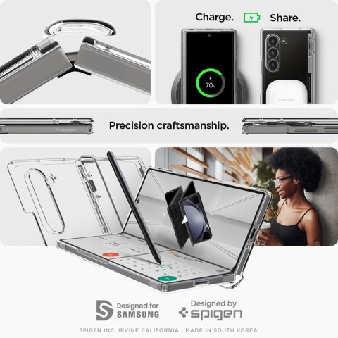 Spigen Ultra Hybrid Pro - Etui do Samsung Galaxy Z Fold 6 (Crystal Clear) Spigen Spigen Ultra Hybrid Pro - Etui do Samsung Galaxy Z Fold 6 (Crystal Clear) Spigen
