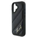 Karl Lagerfeld Quilted Signature - Etui iPhone 16 (czarny) Karl Lagerfeld
