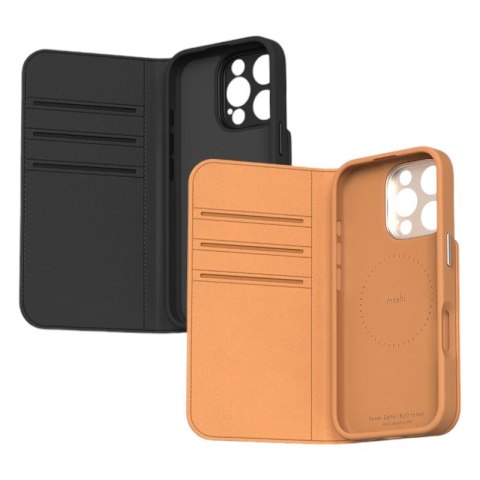 Moshi Overture MagSafe - Skórzane etui 3w1 z klapką iPhone 16 Pro (Caramel Brown) Moshi Moshi Overture MagSafe - Skórzane etui 3w1 z klapką iPhone 16 Pro (Caramel Brown) Moshi