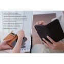 Moshi Overture MagSafe - Skórzane etui 3w1 z klapką iPhone 16 Pro (Caramel Brown) Moshi