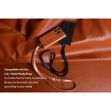 Moshi Overture MagSafe - Skórzane etui 3w1 z klapką iPhone 16 Pro (Caramel Brown) Moshi