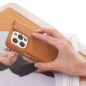 Moshi Overture MagSafe - Skórzane etui 3w1 z klapką iPhone 16 Pro (Caramel Brown) Moshi