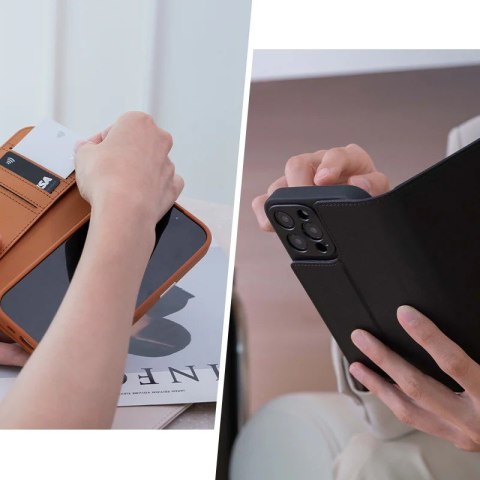 Moshi Overture MagSafe - Skórzane etui 3w1 z klapką iPhone 16 Pro (Caramel Brown) Moshi Moshi Overture MagSafe - Skórzane etui 3w1 z klapką iPhone 16 Pro (Caramel Brown) Moshi