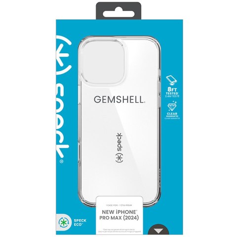 Speck Gemshell - Etui iPhone 16 Pro Max (Clear) Speck Speck Gemshell - Etui iPhone 16 Pro Max (Clear) Speck