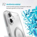 Speck Presidio Perfect-Clear ClickLock & MagSafe - Etui iPhone 16 Plus (Clear / Chrome Finish / Serene Silver) Speck