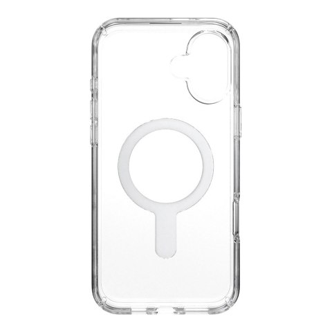 Speck Presidio Perfect-Clear ClickLock & MagSafe - Etui iPhone 16 Plus (Clear / Chrome Finish / Serene Silver) Speck Speck Presidio Perfect-Clear ClickLock & MagSafe - Etui iPhone 16 Plus (Clear / Chrome Finish / Serene Silver) Speck