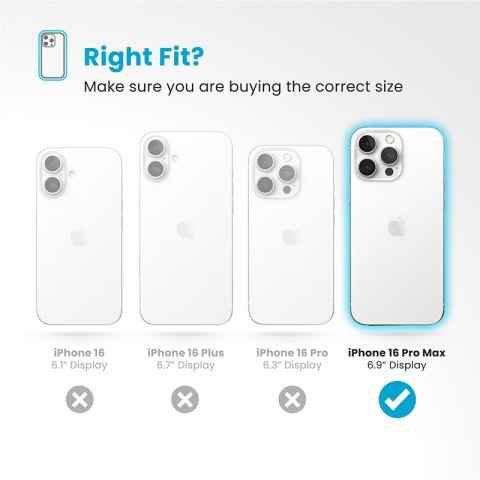 Speck Presidio Perfect-Clear Grip ClickLock & MagSafe - Etui iPhone 16 Pro Max (Clear / Chrome Finish / Serene Silver) Speck Speck Presidio Perfect-Clear Grip ClickLock & MagSafe - Etui iPhone 16 Pro Max (Clear / Chrome Finish / Serene Silver) Speck