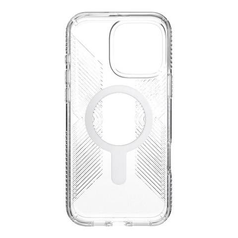 Speck Presidio Perfect-Clear Grip ClickLock & MagSafe - Etui iPhone 16 Pro Max (Clear / Chrome Finish / Serene Silver) Speck Speck Presidio Perfect-Clear Grip ClickLock & MagSafe - Etui iPhone 16 Pro Max (Clear / Chrome Finish / Serene Silver) Speck