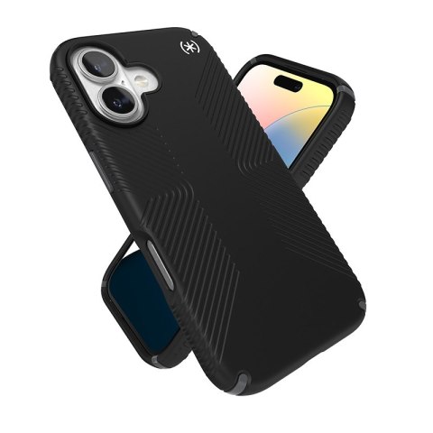 Speck Presidio2 Grip - Etui iPhone 16 (Black / Slate Grey / White) Speck Speck Presidio2 Grip - Etui iPhone 16 (Black / Slate Grey / White) Speck