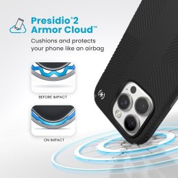 Speck Presidio2 Grip - Etui iPhone 16 Pro (Black / Slate Grey / White) Speck