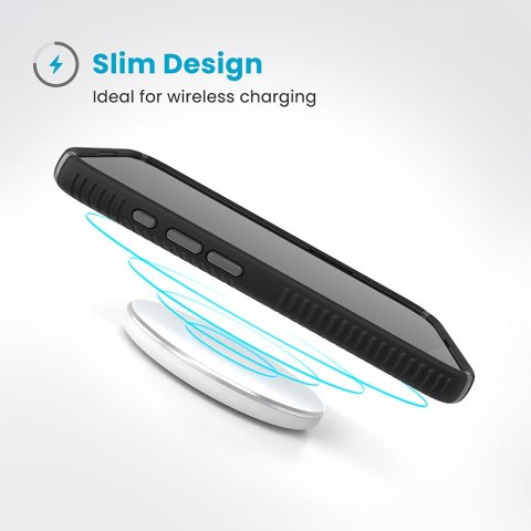 Speck Presidio2 Grip - Etui iPhone 16 Pro (Black / Slate Grey / White) Speck Speck Presidio2 Grip - Etui iPhone 16 Pro (Black / Slate Grey / White) Speck