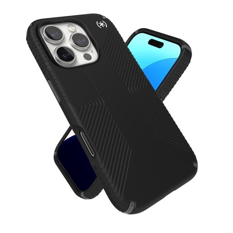 Speck Presidio2 Grip - Etui iPhone 16 Pro (Black / Slate Grey / White) Speck Speck Presidio2 Grip - Etui iPhone 16 Pro (Black / Slate Grey / White) Speck