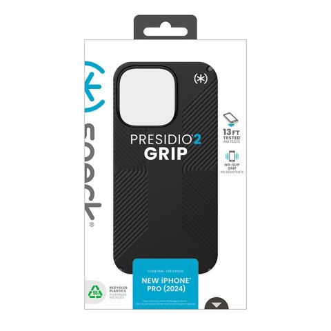 Speck Presidio2 Grip - Etui iPhone 16 Pro (Black / Slate Grey / White) Speck Speck Presidio2 Grip - Etui iPhone 16 Pro (Black / Slate Grey / White) Speck