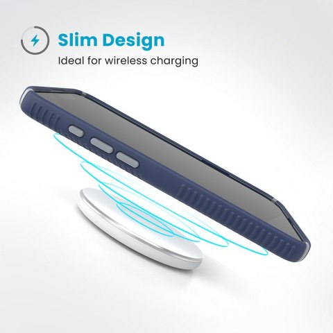 Speck Presidio2 Grip - Etui iPhone 16 Pro Max (Coastal Blue / Dust Grey / White) Speck Speck Presidio2 Grip - Etui iPhone 16 Pro Max (Coastal Blue / Dust Grey / White) Speck
