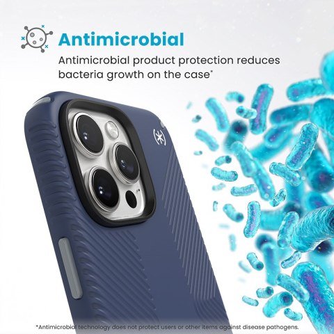 Speck Presidio2 Grip - Etui iPhone 16 Pro Max (Coastal Blue / Dust Grey / White) Speck Speck Presidio2 Grip - Etui iPhone 16 Pro Max (Coastal Blue / Dust Grey / White) Speck