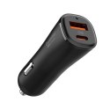 Spigen ArcStation Essential EV482 - Ładowarka samochodowa USB-C & USB-A PD + QC3.0 48W (Czarny) Spigen