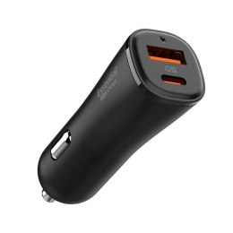 Spigen ArcStation Essential EV482 - Ładowarka samochodowa USB-C & USB-A PD + QC3.0 48W (Czarny) Spigen