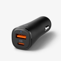 Spigen ArcStation Essential EV482 - Ładowarka samochodowa USB-C & USB-A PD + QC3.0 48W (Czarny) Spigen