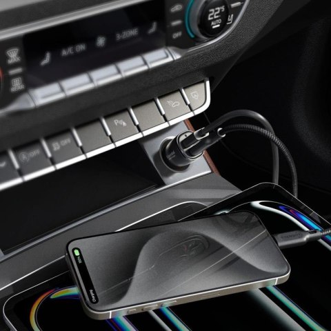 Spigen ArcStation Essential EV482 - Ładowarka samochodowa USB-C & USB-A PD + QC3.0 48W (Czarny) Spigen Spigen ArcStation Essential EV482 - Ładowarka samochodowa USB-C & USB-A PD + QC3.0 48W (Czarny) Spigen