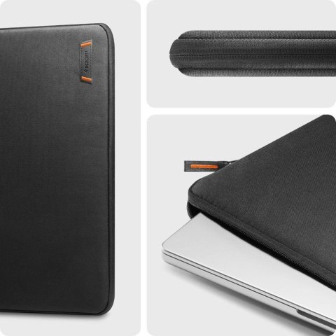Spigen Basic Laptop Pouch - Pokrowiec na laptop 15" / 16" (Czarny) Spigen Spigen Basic Laptop Pouch - Pokrowiec na laptop 15" / 16" (Czarny) Spigen